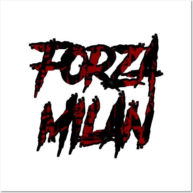 Forza Milan Wall Art by krikrik